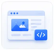 Web design and development service preview dashboard