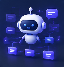 AI and automation solutions service illustration