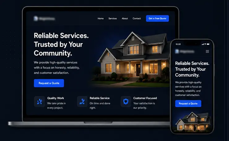 Professional websites hero image